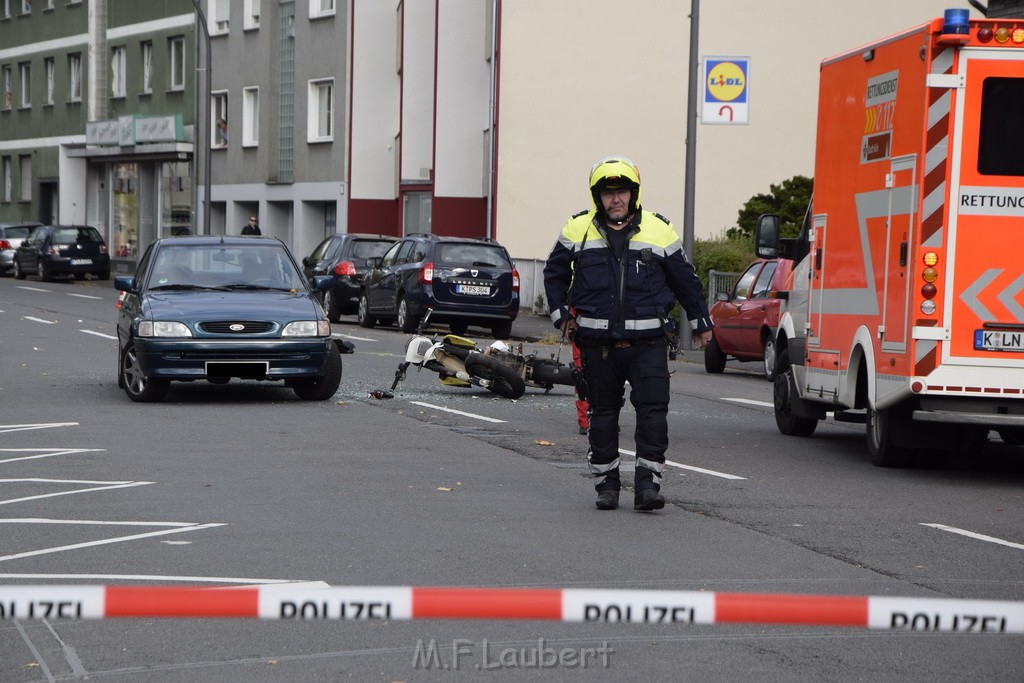 VU Krad PKW Koeln Duennwald Berlinerstr P021.JPG - Miklos Laubert